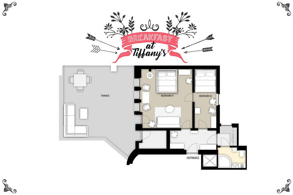 Apartment A/c + Terrace Breakfast At Tiffany's Prag